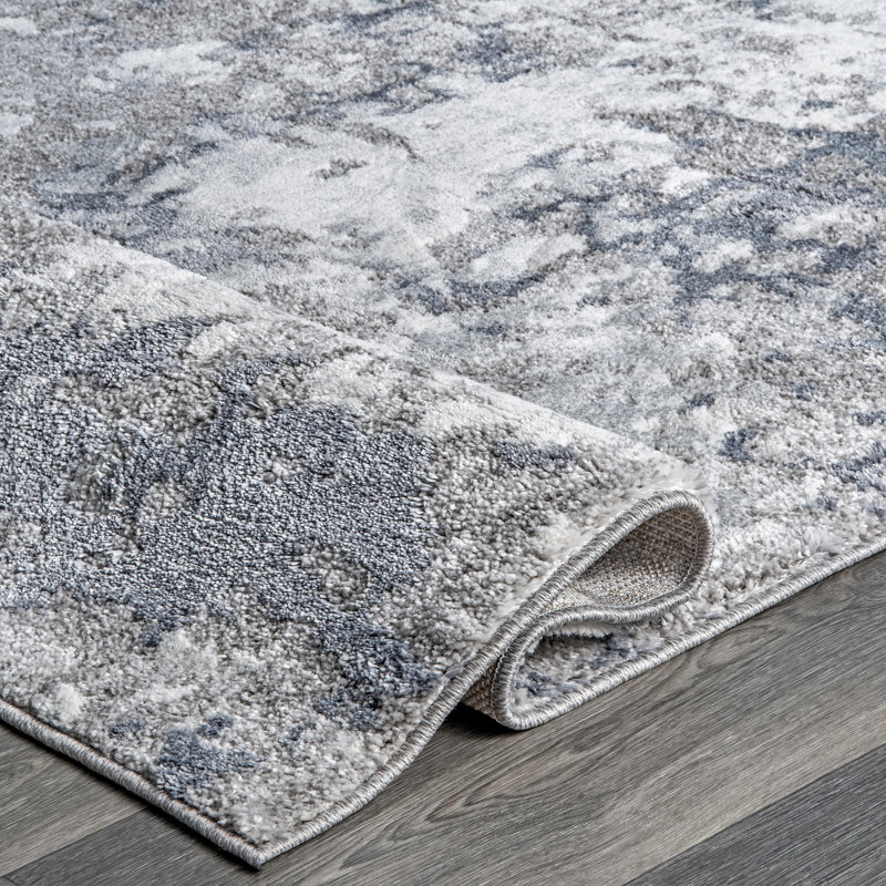 Williston Montague Machine Woven Performance Gray Rug & Reviews